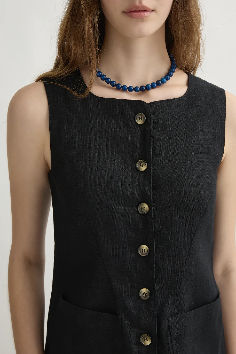 EMMA BUTTON DOWN DRESS - Image 2