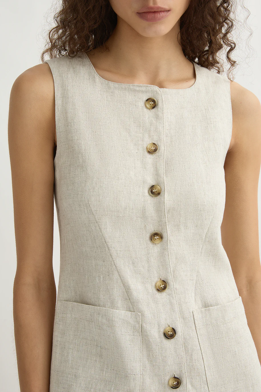 EMMA BUTTON DOWN DRESS - Image 2