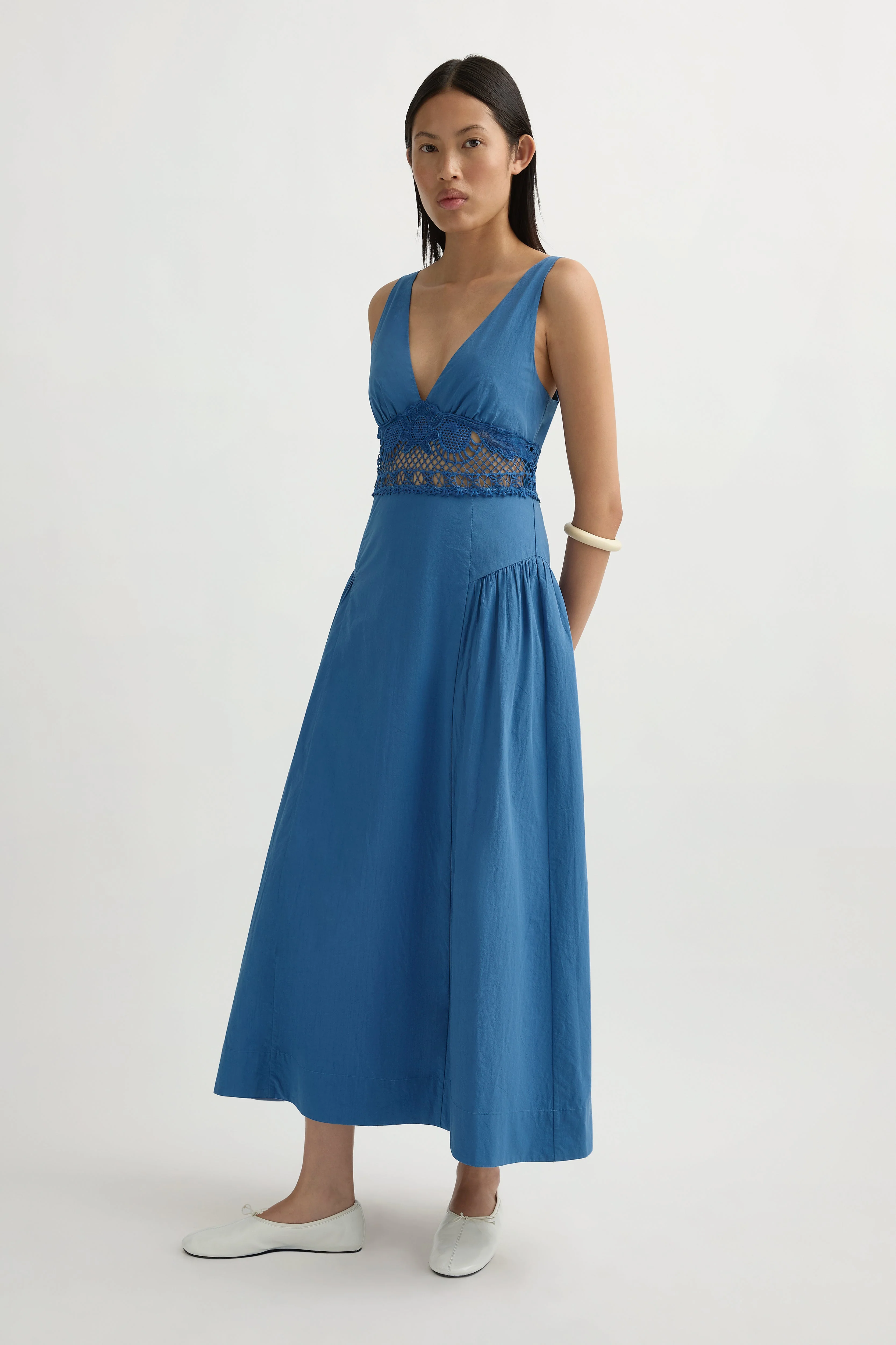 VEDA V-NECK DRESS - Image 3
