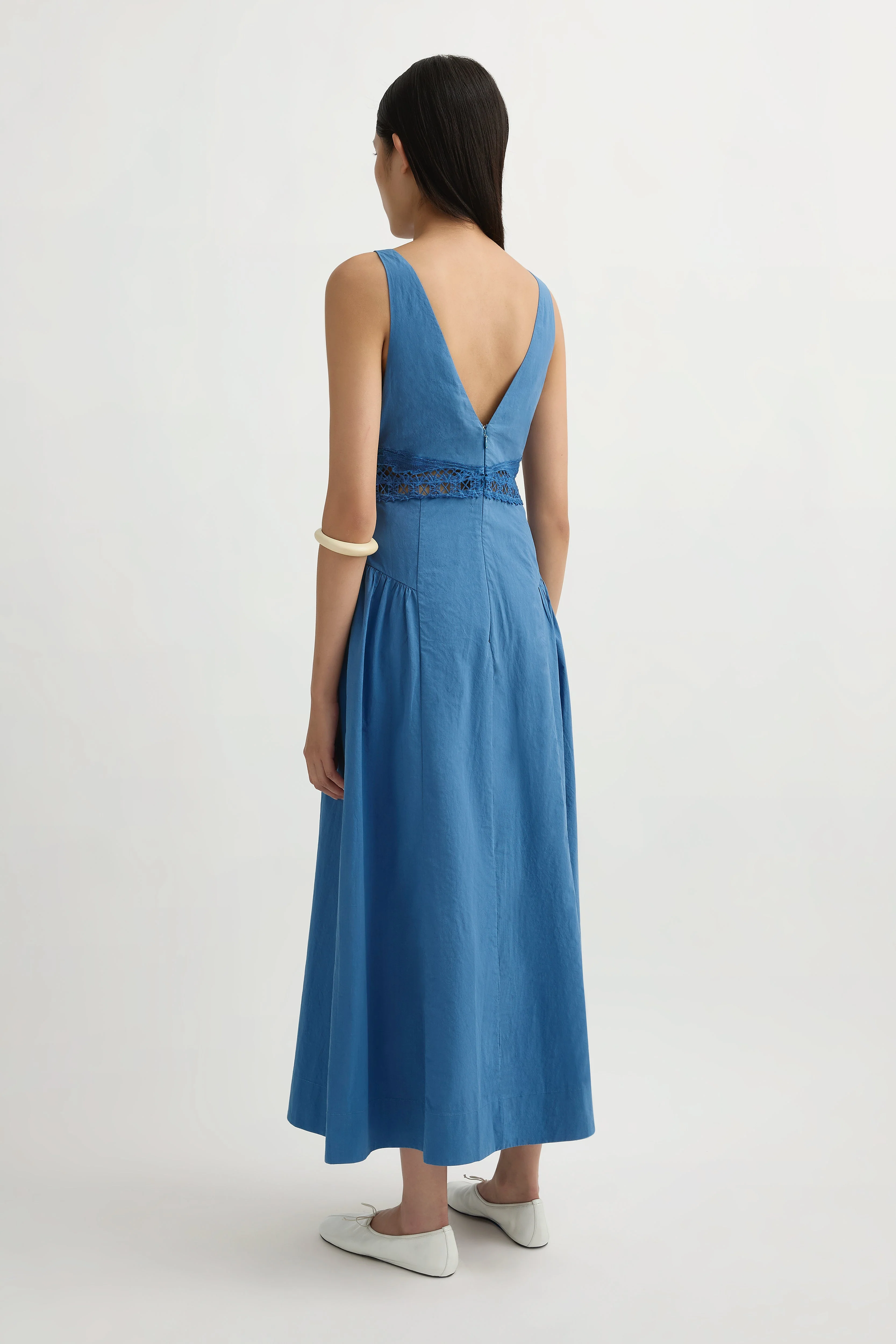 VEDA V-NECK DRESS - Image 4